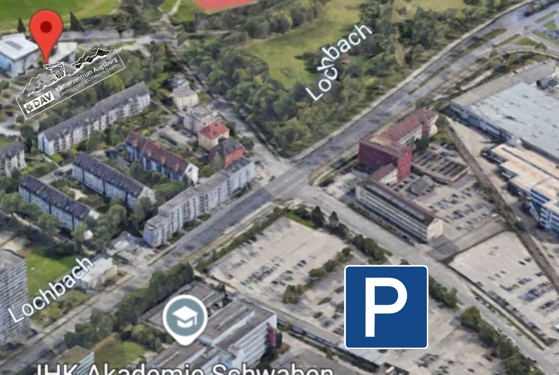 Weitere Parkplätze am Sigmapark