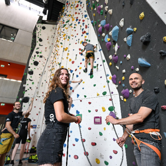 Topropetreff, Klettern und Sichern