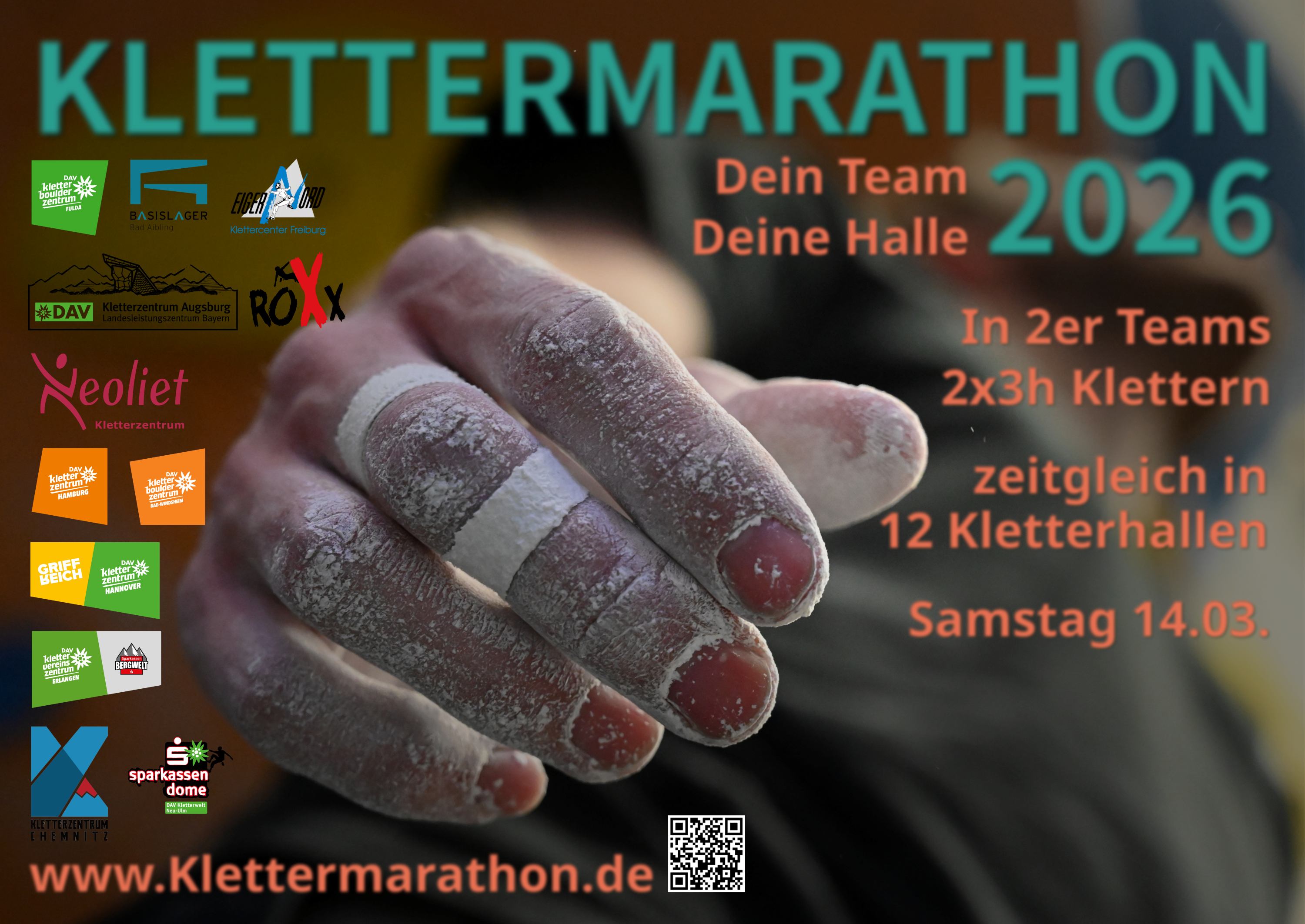 Plakat Klettermarathon 2025