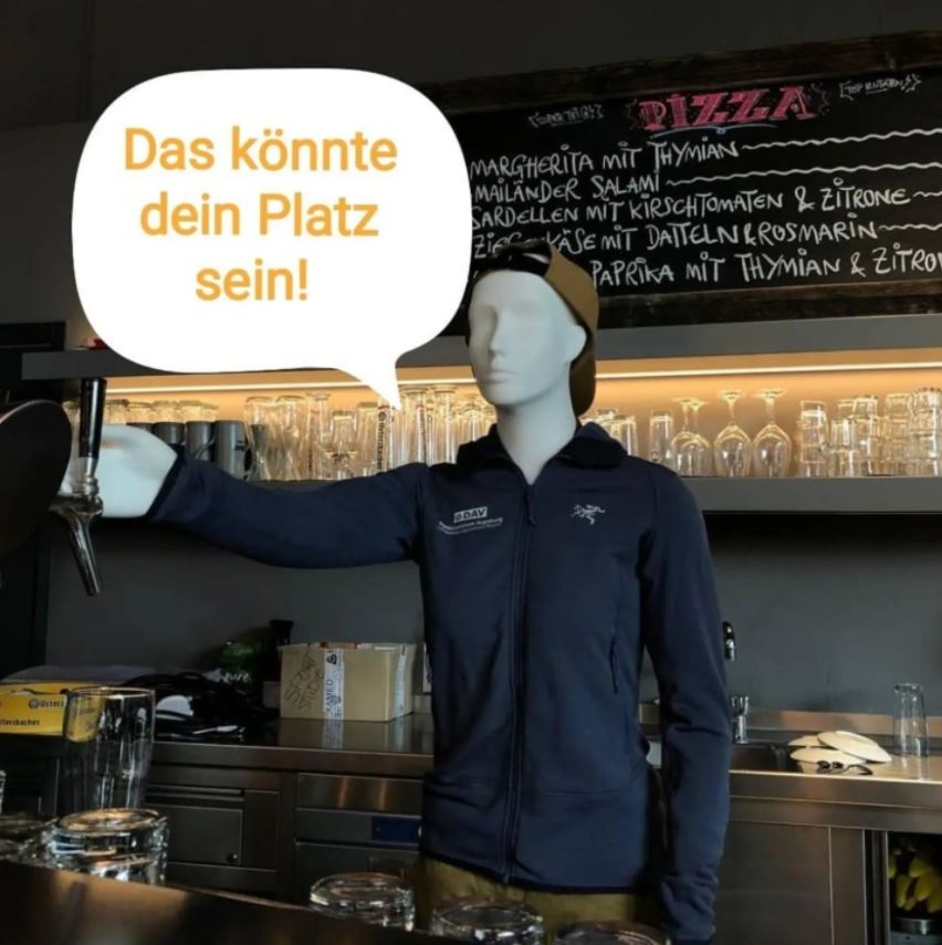 Thekenmitarbeiter sucht Kollegen